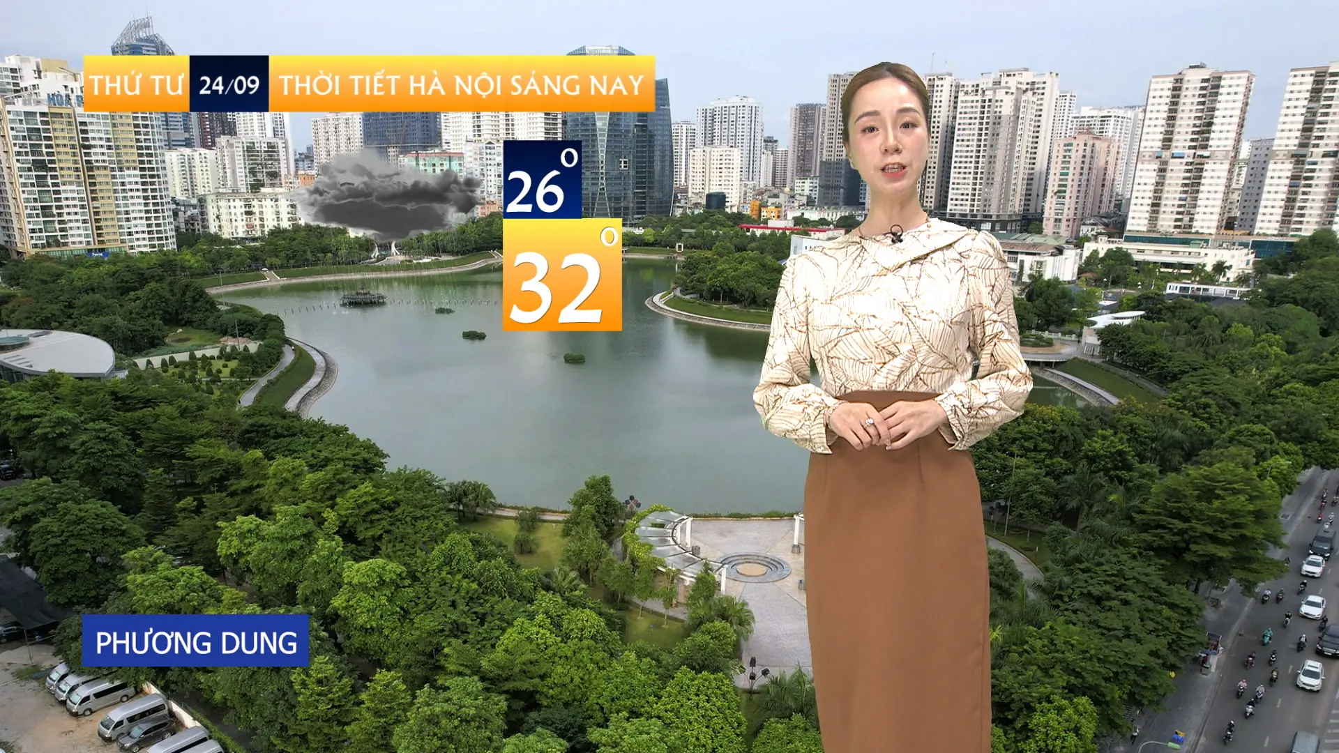 Dự báo thời tiết trưa | 24/09/2025